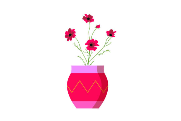Beautiful Flowers in Pots-05 Embroidery Review