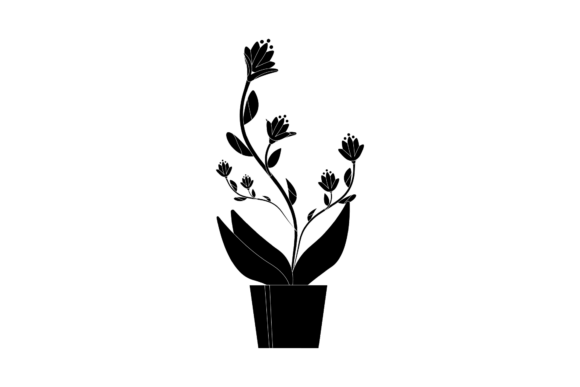 Flowers Beauty Garden Black Icon Review