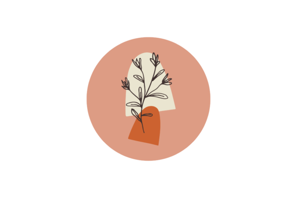 Flowers Boho Color Icon Svg: Graphics and Illustrations for Modern Blogs