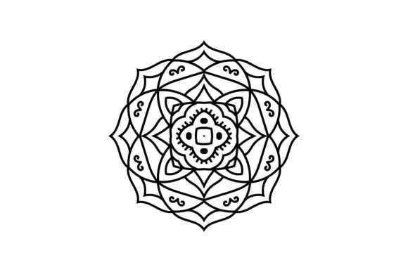 Flowers Mandala Henna Illustration Graphics Review