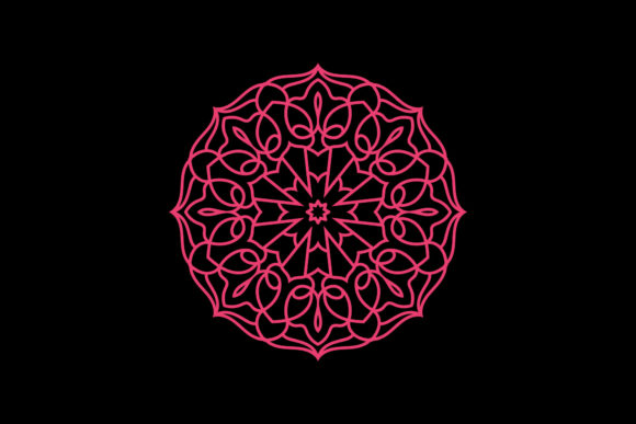 Flowers Mandala Illustration: A Graphic Design Asset Review for Publishers
