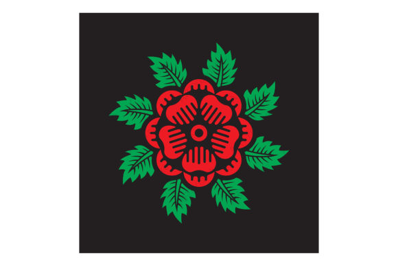 Medieval Flowers Color SVG File Graphics and Illustrations Review