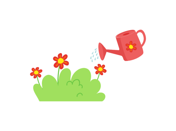 Spring Watering the Flowers-10 Embroidery Review