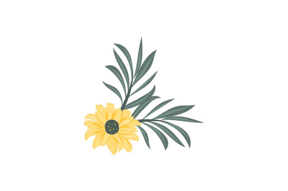 Yellow Flowers Icon Graphics and Illustrations Review